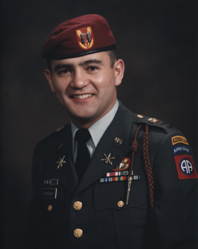 1985, Captain, US Army 3d Battalion, 4th Air Defense Artillery, 82d Airborne Division, Ft. Bragg, NC. &ldquoAirborne!&rsquo &lsquoRangers Lead the Way!&rdquo